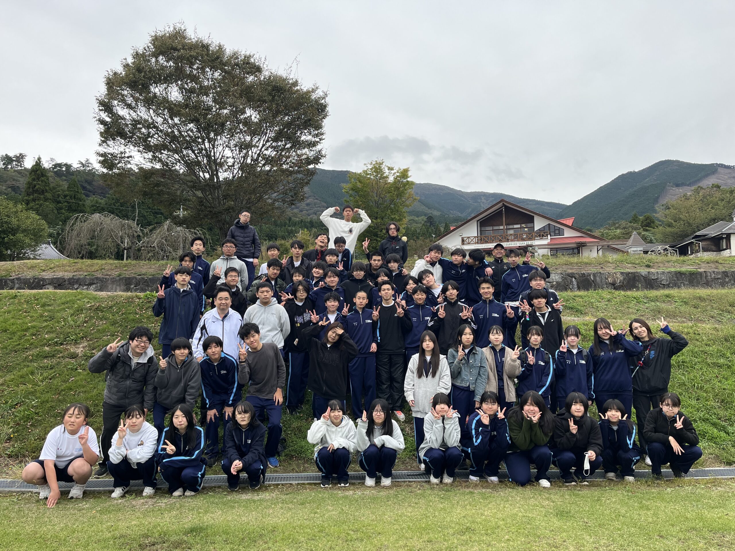 1年生那岐山登山研修