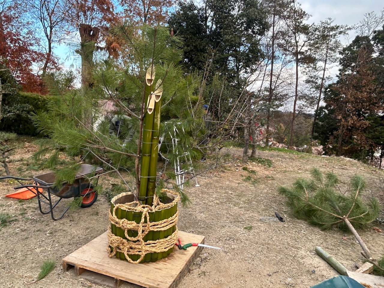 吉備高原　冬の準備はじまりました