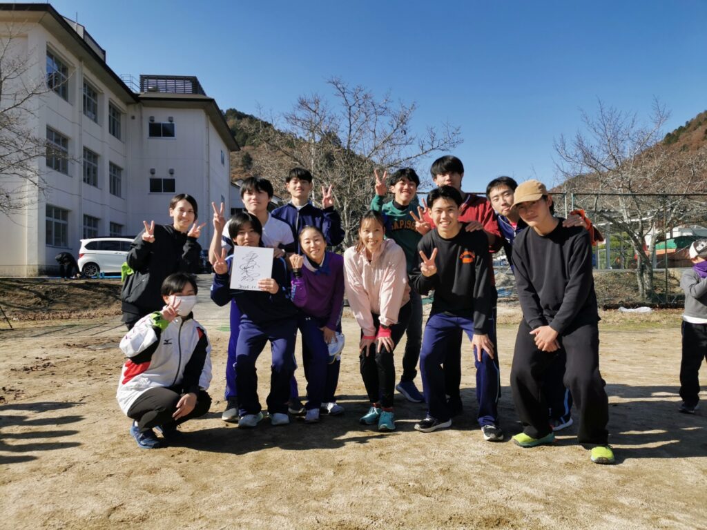 吉備中央町マラソン教室に参加しました。(陸上競技部、他)