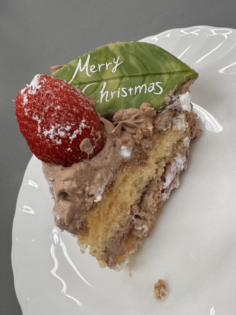 一足早いクリスマスケーキ