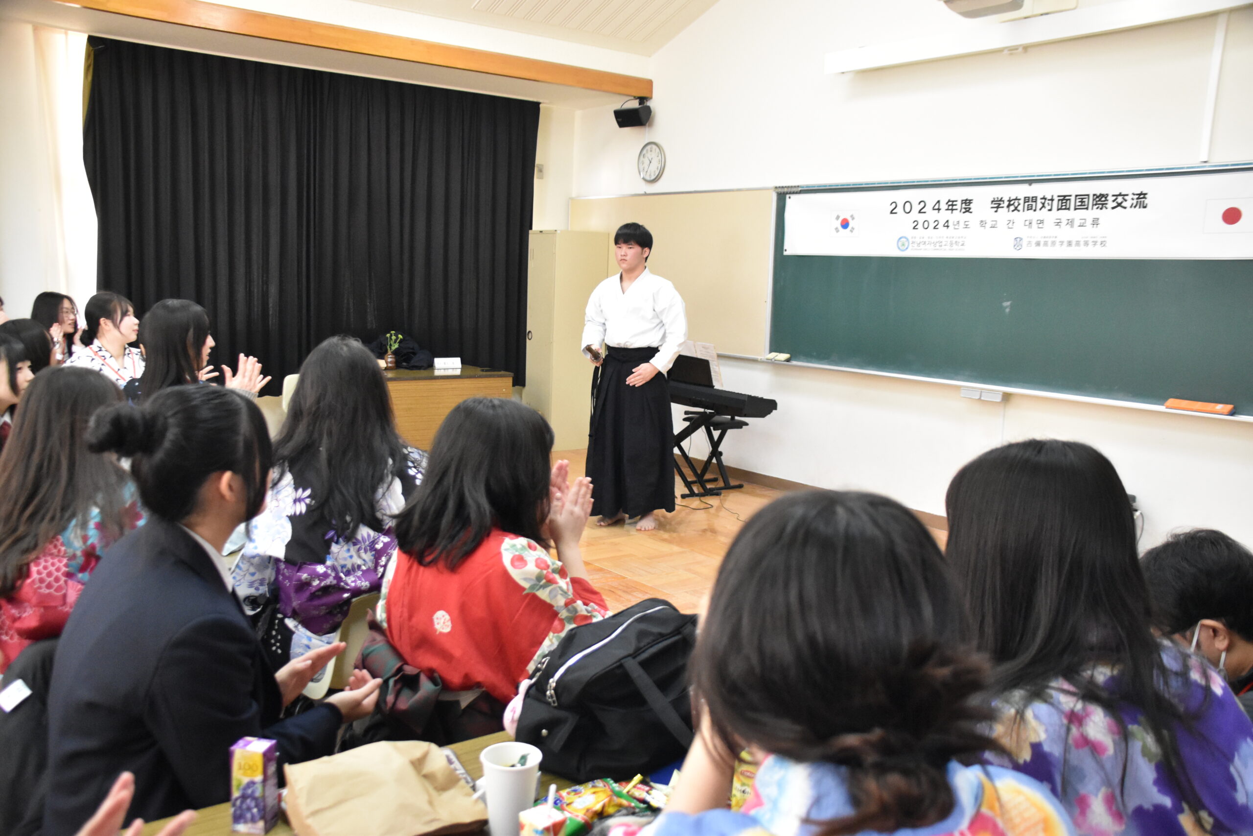 【国際交流】韓国全南女子商業高校研修団受け入れ