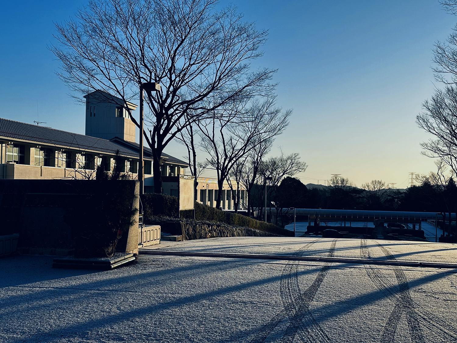 今朝の吉備高原