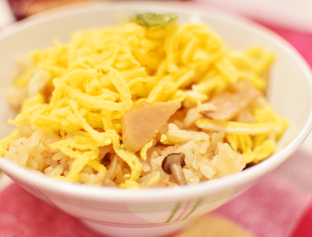 【昼スぺ】秋の味覚！松茸ご飯です。
