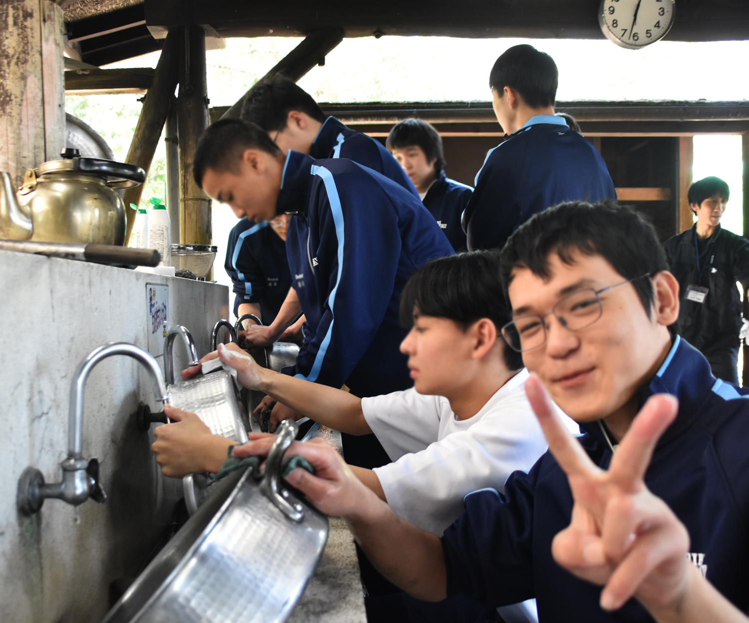 1年生　学年別研修　カレーづくり