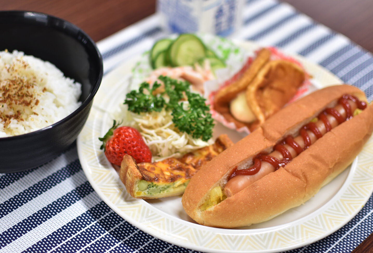 今朝はスペシャルメニューです！