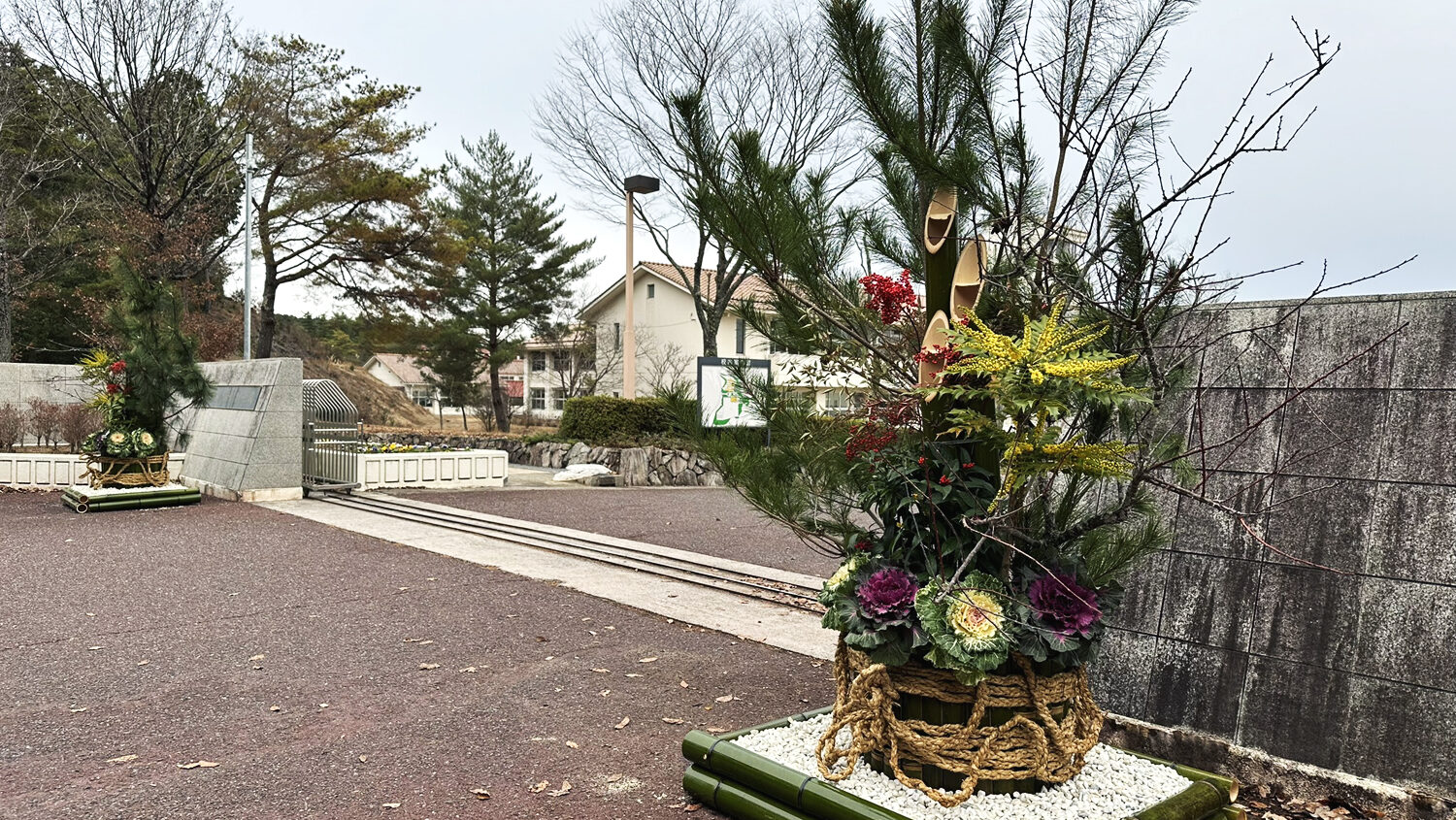 【緑化システムコース】門松完成！