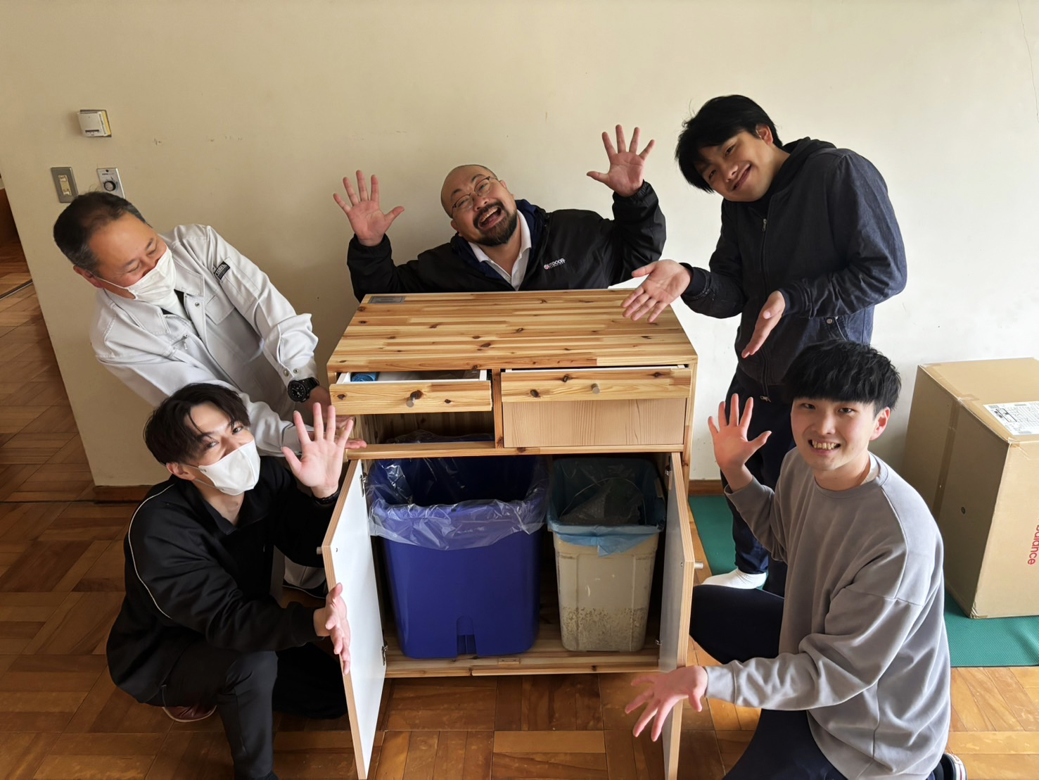 ゴミ箱収納が設置されました！