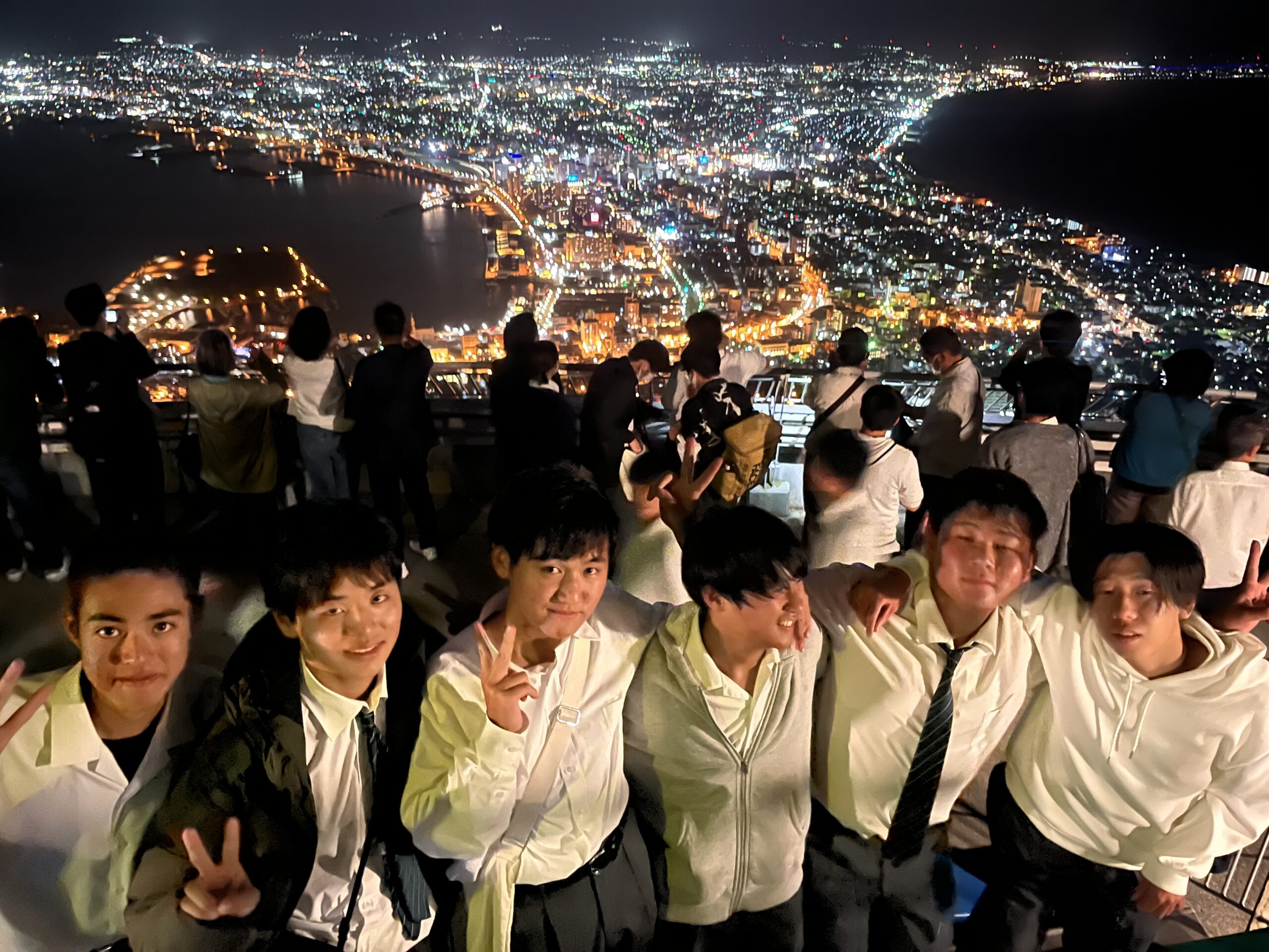 【北海道研修旅行1日目⑥】函館山の絶景