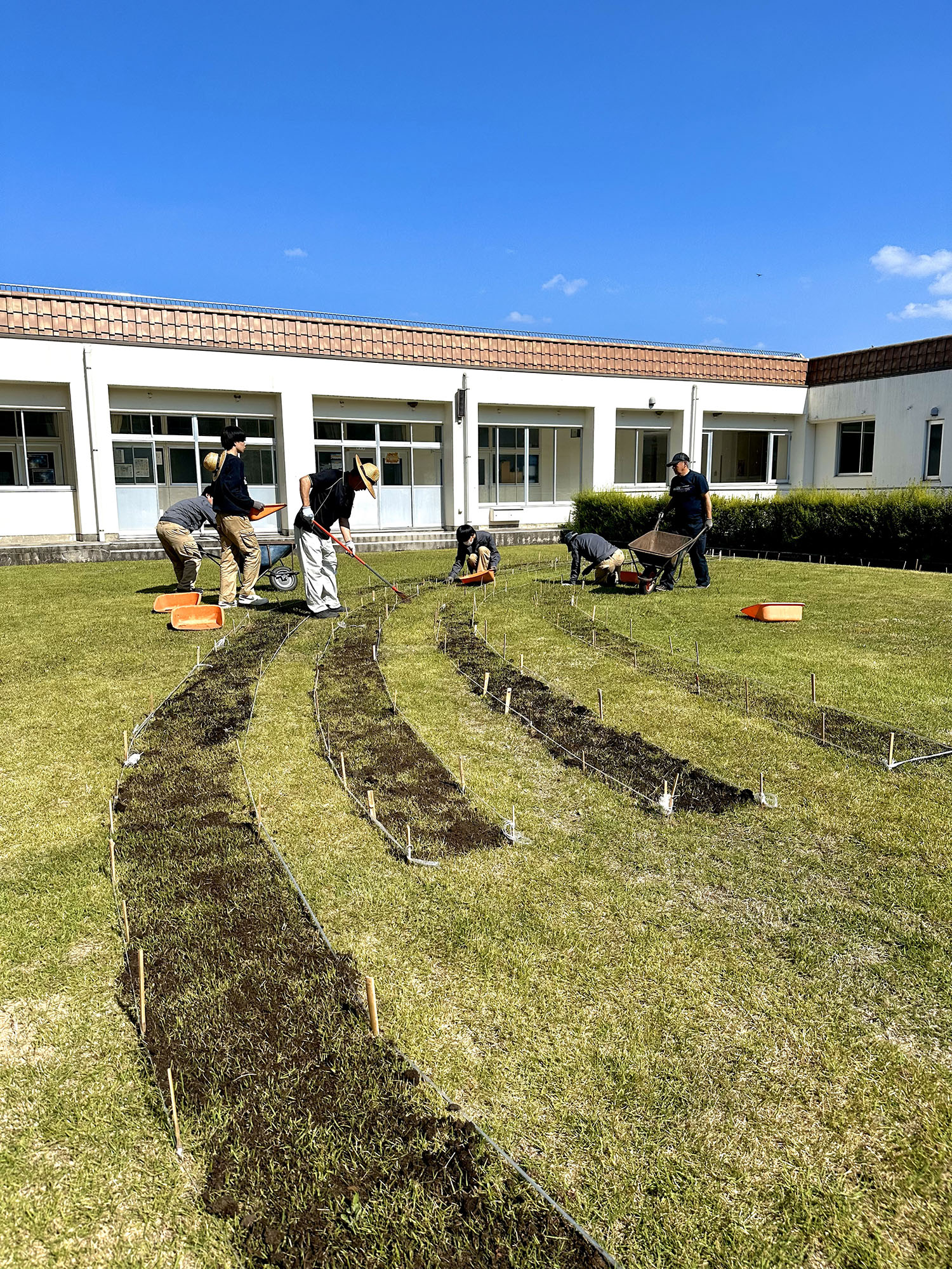 【緑化システムコース】見えた！今年の芝絵はこれだ！