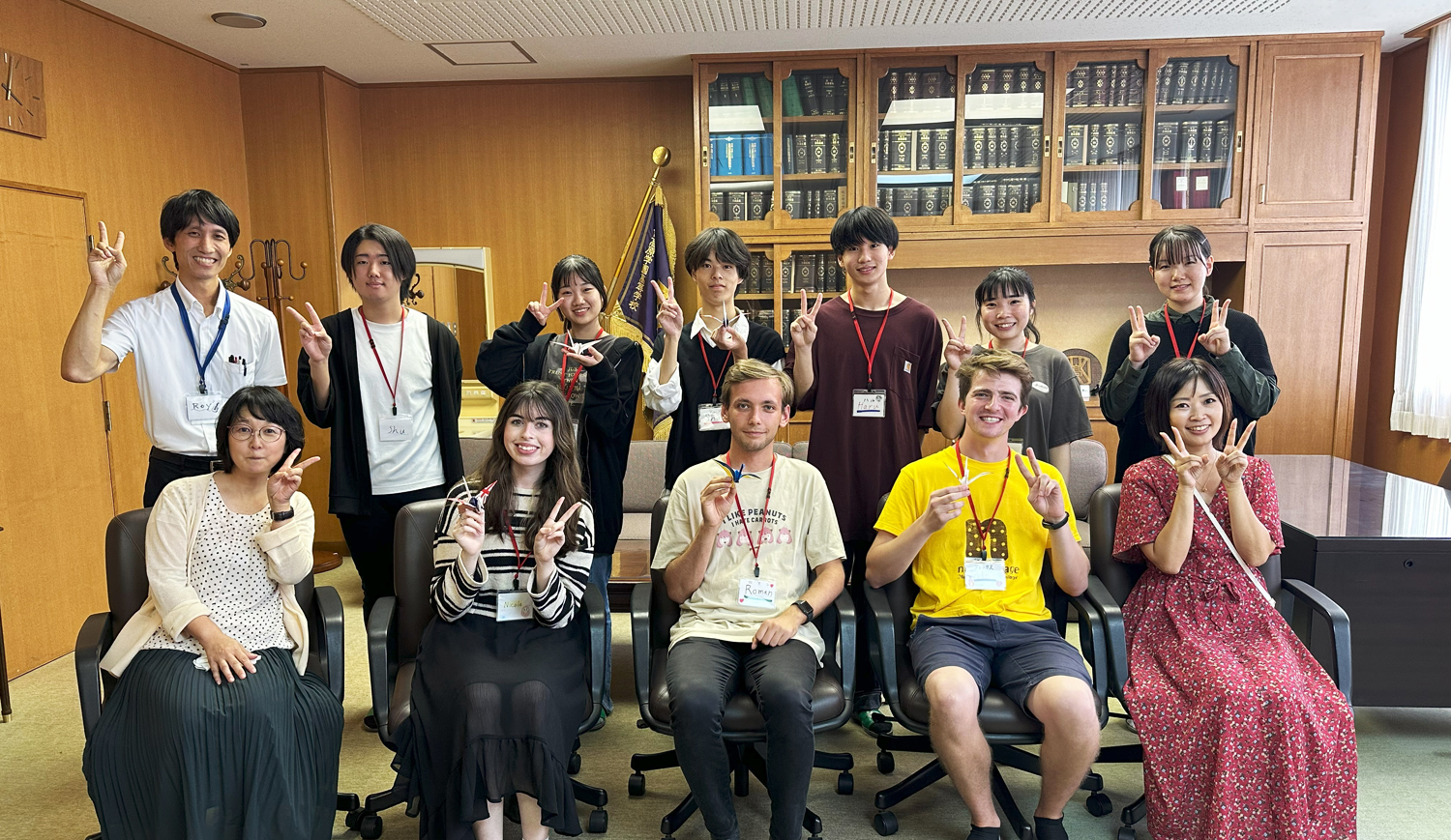 【国際交流】岡山英語村ナノビレッジ様ご来校