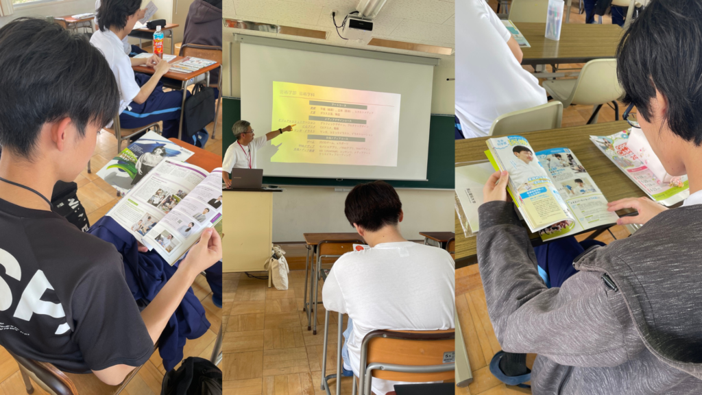 3年生 関連学園・就職説明会を行いました。